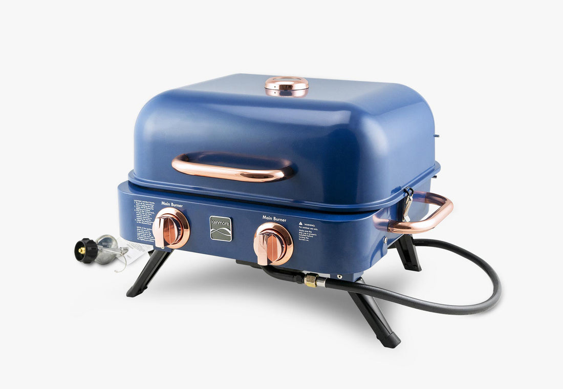 Permasteel™ Launches All-New Kenmore™ 2-Burner Portable Tabletop Retro Gas Grill
