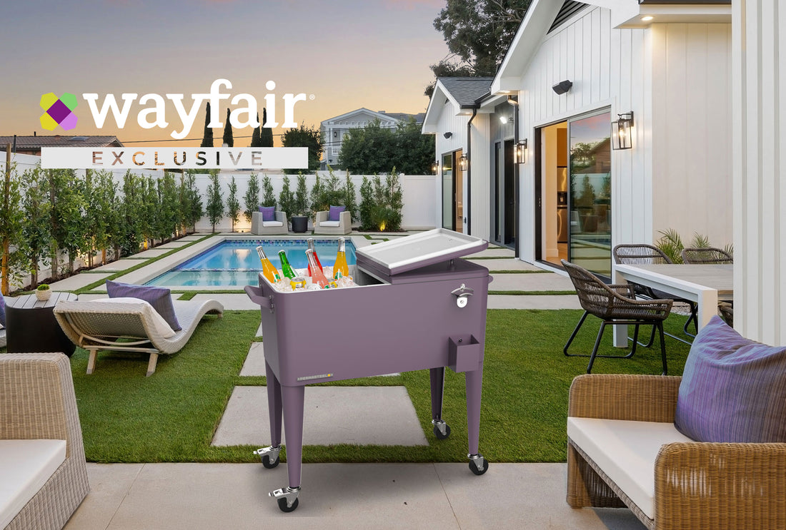 Introducing the Wayfair-Exclusive Permasteel Cooler in Purple Basil