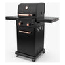 2-Burner Gas Grill with Foldable Side Shelves