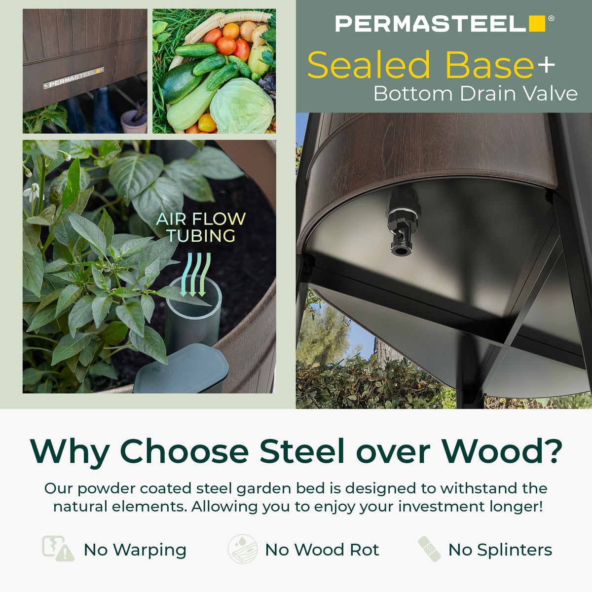 Elevated Garden Bed with EnGrow™ TrueSoil™ Technology