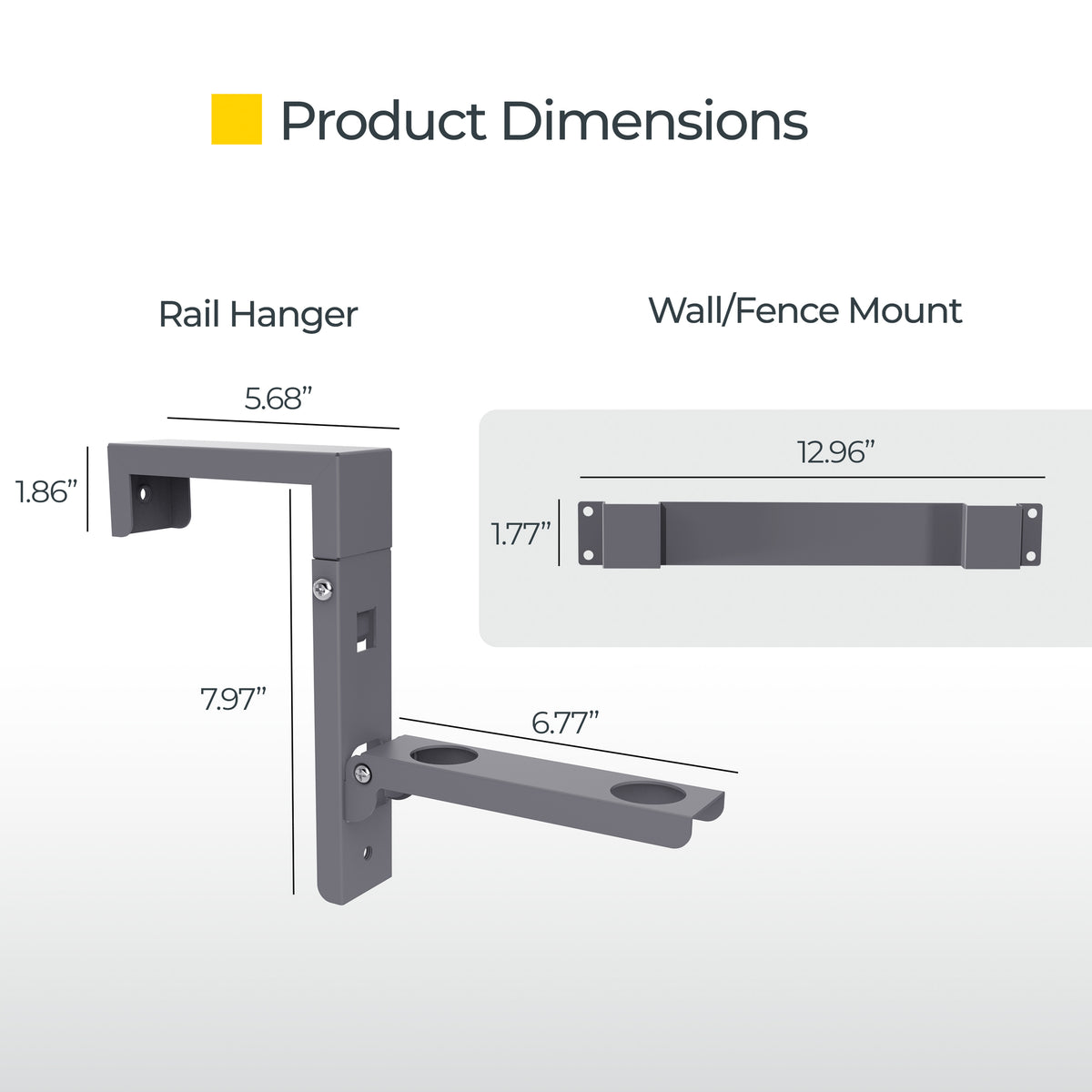 Garden Planter Box Brackets for Herb & Mini Planters