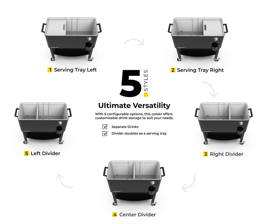 Drink Divider with 5 Styles
