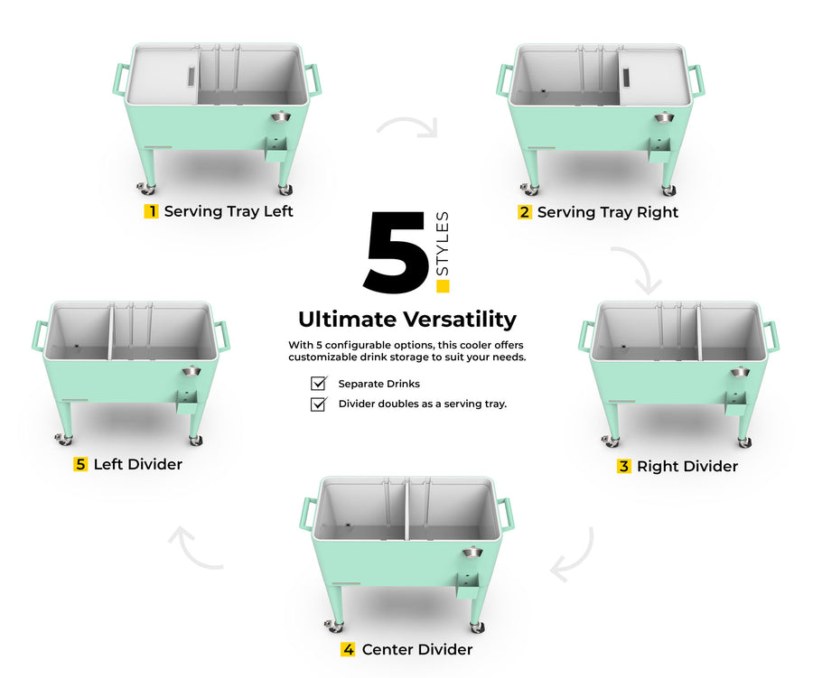 Drink Divider with 5 Styles