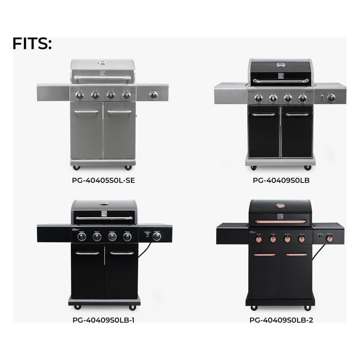 Natural Gas Conversion Kit for 4-Burner Grills PP-20400-SS