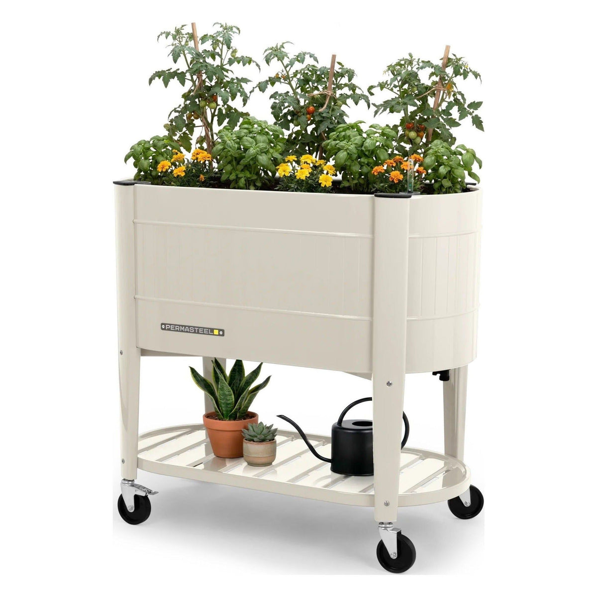 Elevated Garden Bed with EnGrow™ TrueSoil™ Technology, Ivory