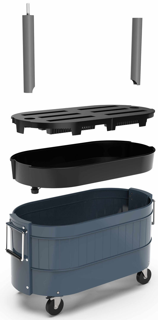 Self-Watering Garden Bed with Caster Wheels
