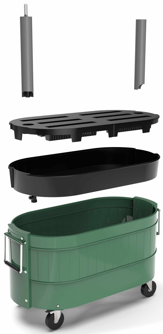 Self-Watering Garden Bed with Caster Wheels