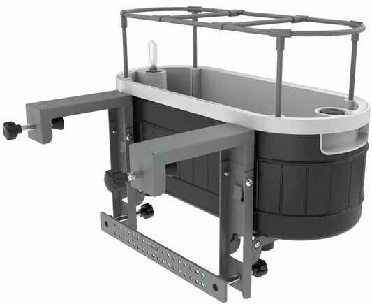Self-Watering Herb Garden Planter with Adjustable Bracket