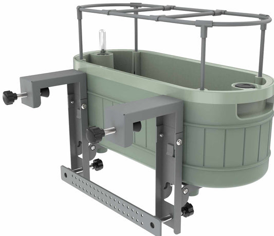 Self-Watering Herb Garden Planter with Adjustable Bracket