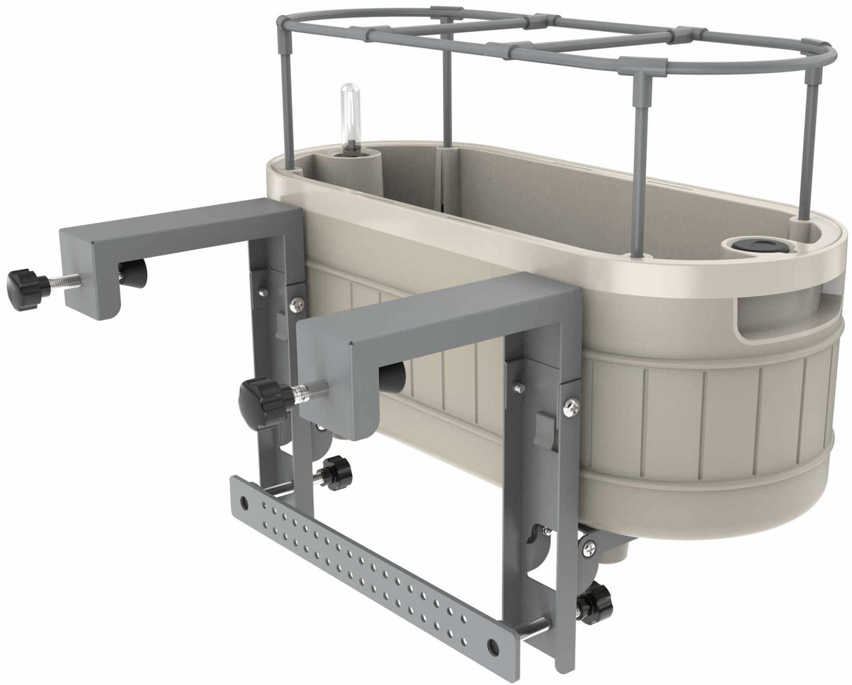 Self-Watering Herb Garden Planter with Adjustable Bracket