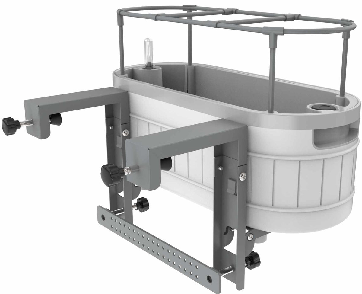 Self-Watering Herb Garden Planter with Adjustable Bracket