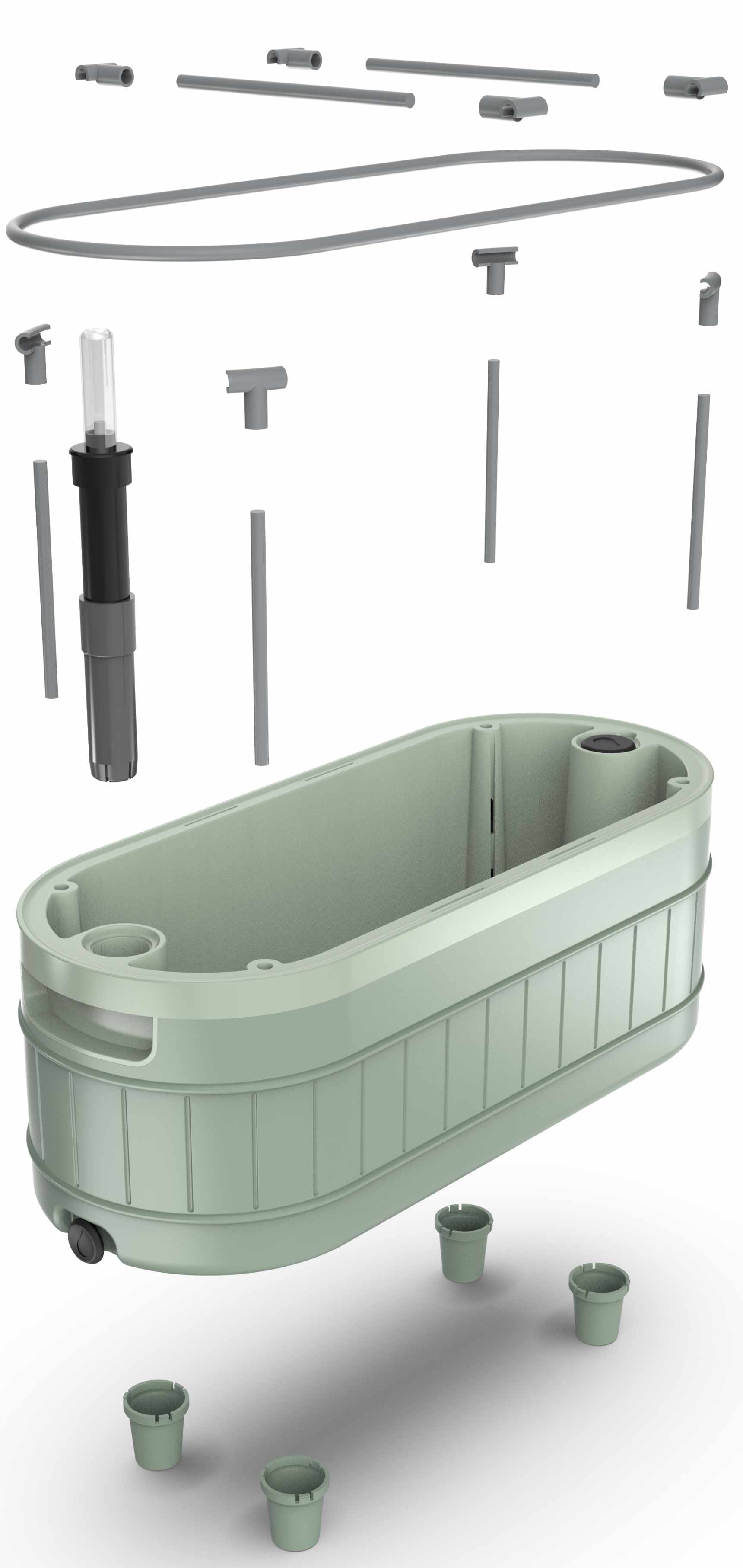 Self-Watering Herb Garden Planter