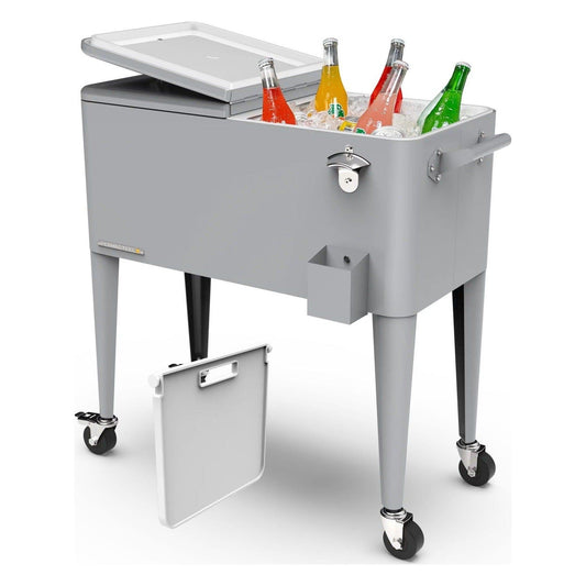 80-Quart Classic Patio Cooler With Divider