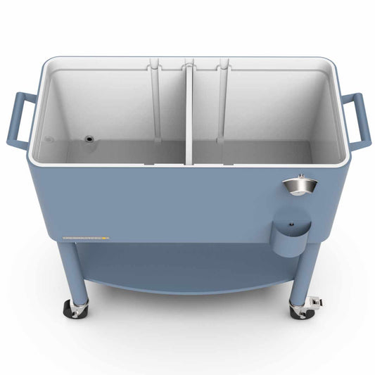 80-Quart Patio Cooler with Dividers