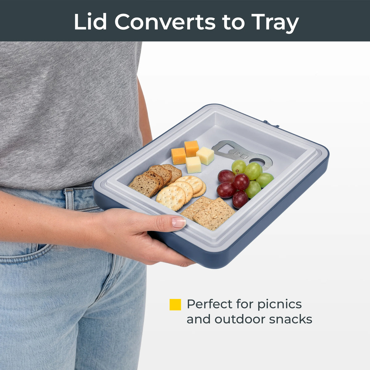 14-Quart Cooler with Serving Tray