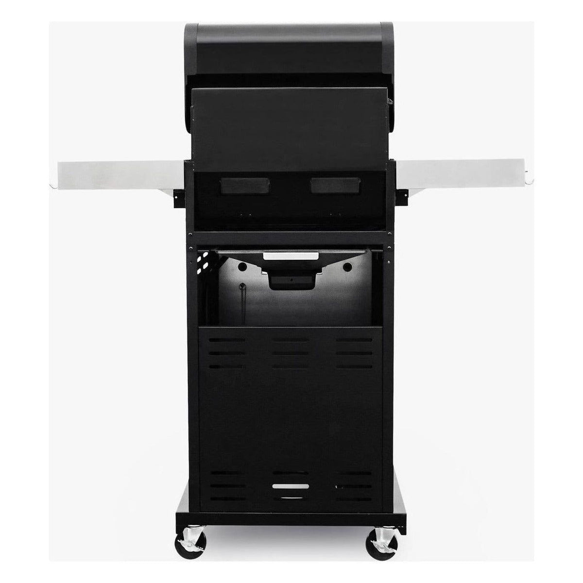 2-Burner Gas Grill with Foldable Side Shelves