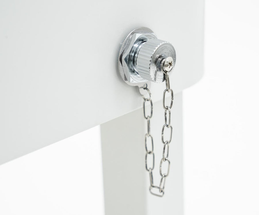 Includes a Convenient Drain Plug