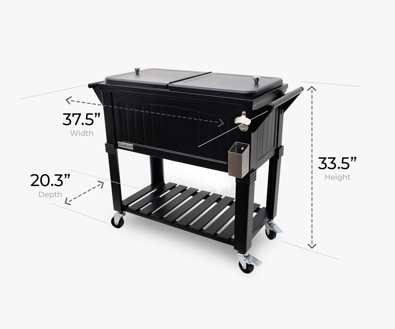 Permasteel 80-Quart Patio Cooler