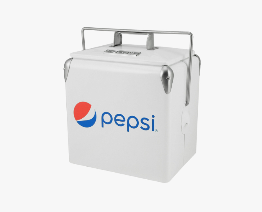 Nevera portátil pequeña Pepsi de 14 cuartos - Permasteel