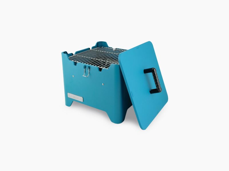 Permasteel Small Charcoal Grill in Teal