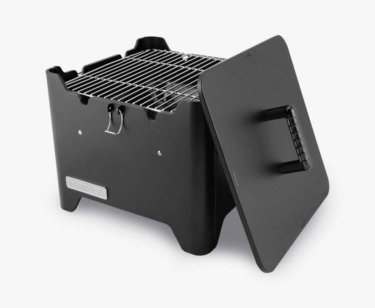 Permasteel Small Portable Charcoal Grills in Black