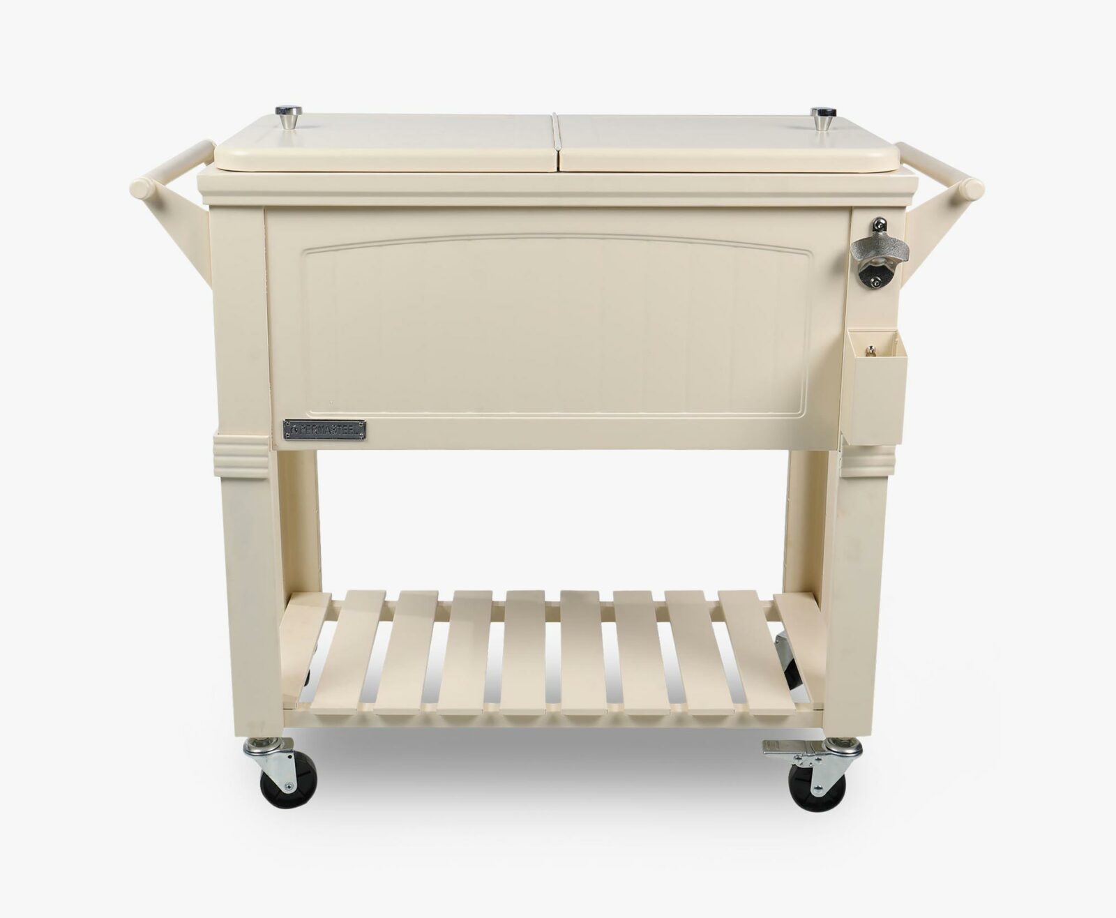 Permasteel PS-203F1 Outdoor Patio Cooler - Cream