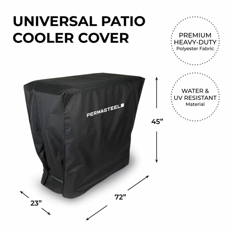 Permasteel PA-30385 Block Logo 80 Quart Patio Cooler Cover