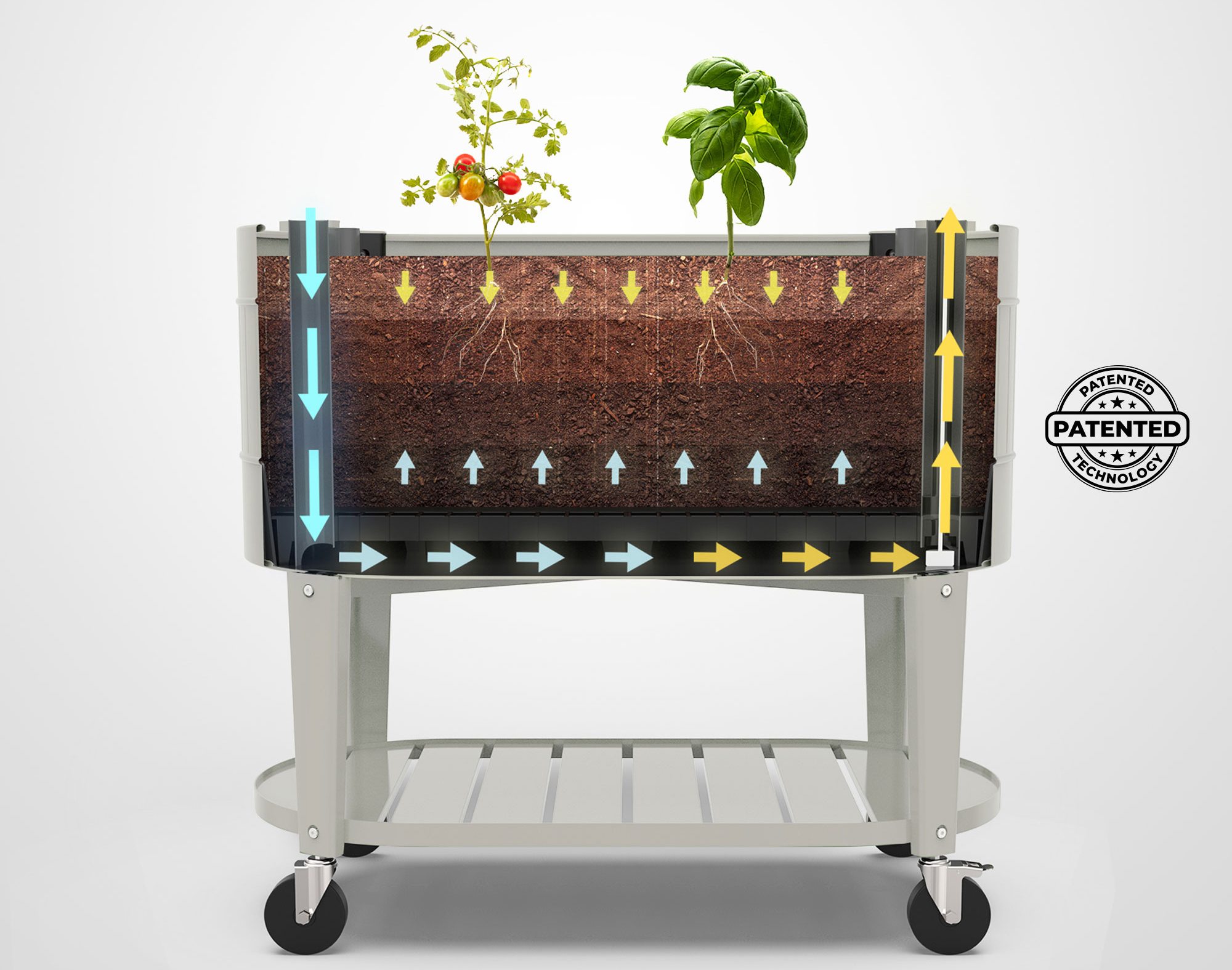 05 Permasteel Garden Bed Engrow Ivory Copy