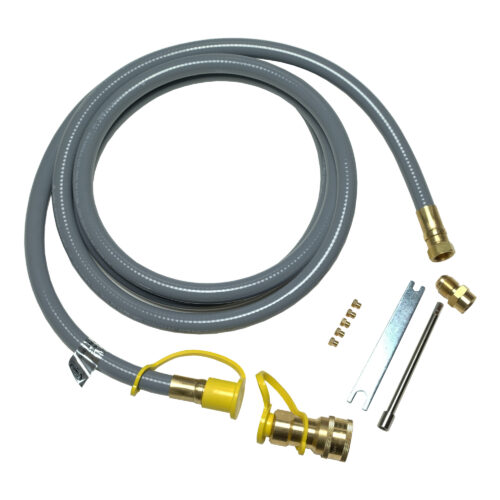 Permasteel Natural Gas Conversion Kit for Permasteel and Kenmore Grills - Includes 10-foot Hose, Orifice, Quick Disconnect, Adapter, Wrench